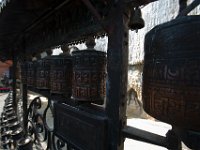 Bhuddist Temple Prayer Wheels